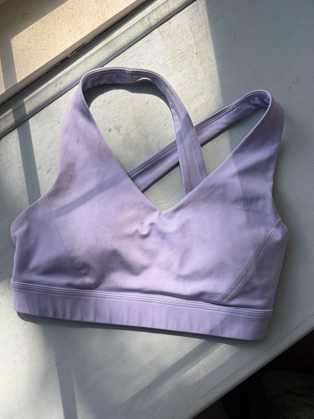 lululemon athletica Lavender Cross-Back Sports Bra